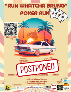 poker run postponed Heathcote